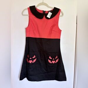 New w/Tags  Halloween Pumpkin Pocket Dress-Small